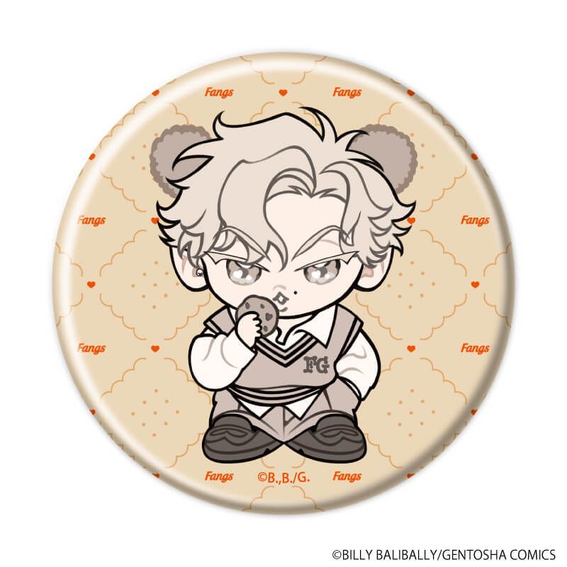 缶バッジ「FANGS」02/ブラインド(8種)(描き下ろしイラスト)