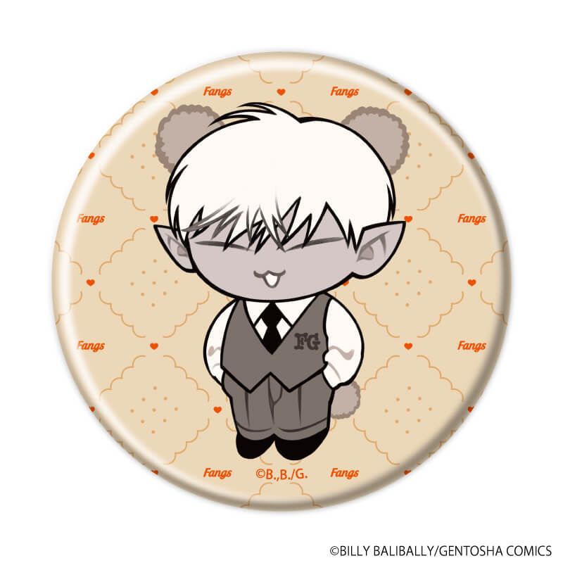 缶バッジ「FANGS」02/ブラインド(8種)(描き下ろしイラスト)