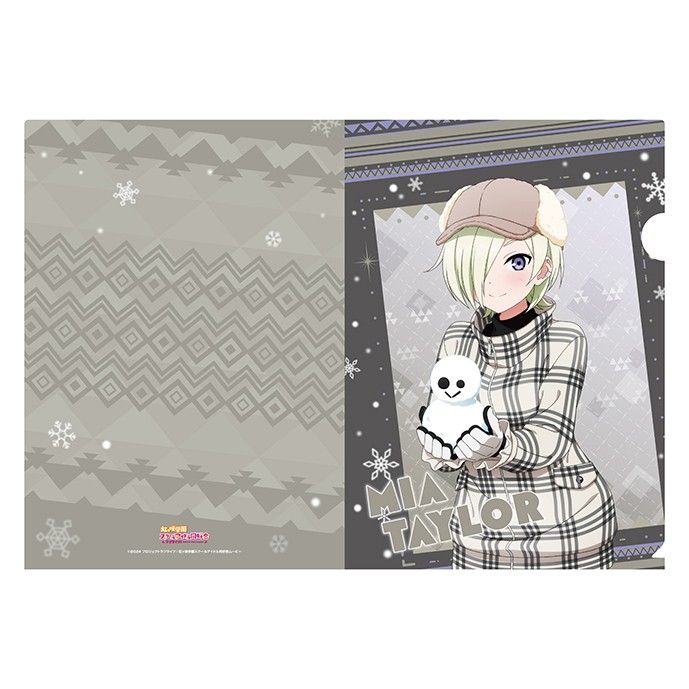 ラブライブ!虹ヶ咲学園スクールアイドル同好会 A4クリアファイル(ニジガク雪遊び) 12 ミア・テイラー