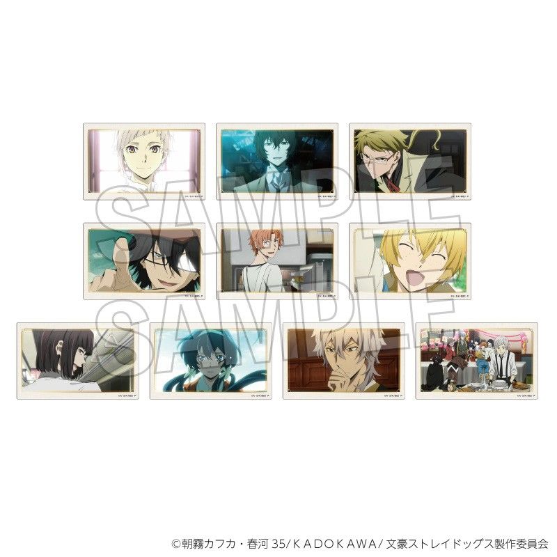 文豪ストレイドッグス トレーディングアクリルカード BOX1