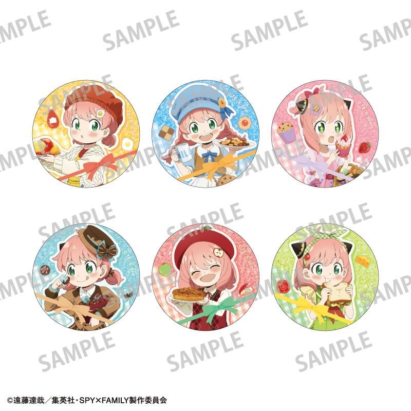 SPY×FAMILY トレーディンググリッター缶バッジ 食べ物