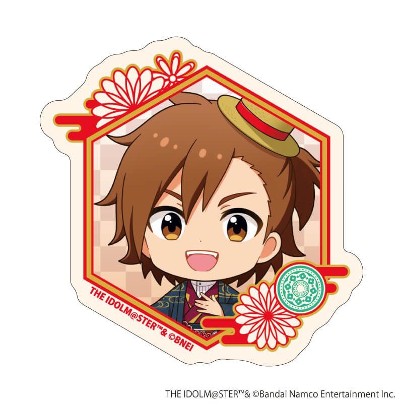 ダイカットステッカー「『アイドルマスター』シリーズ」17/橘 志狼(ミニキャライラスト)