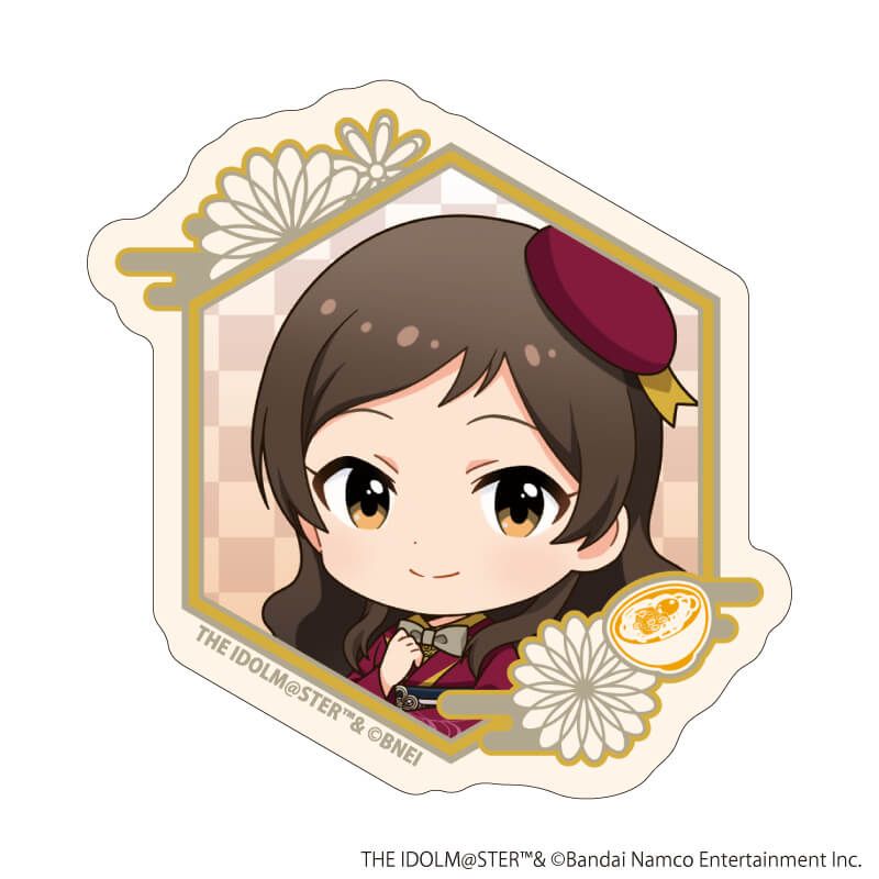 ダイカットステッカー「『アイドルマスター』シリーズ」12/北沢志保(ミニキャライラスト)