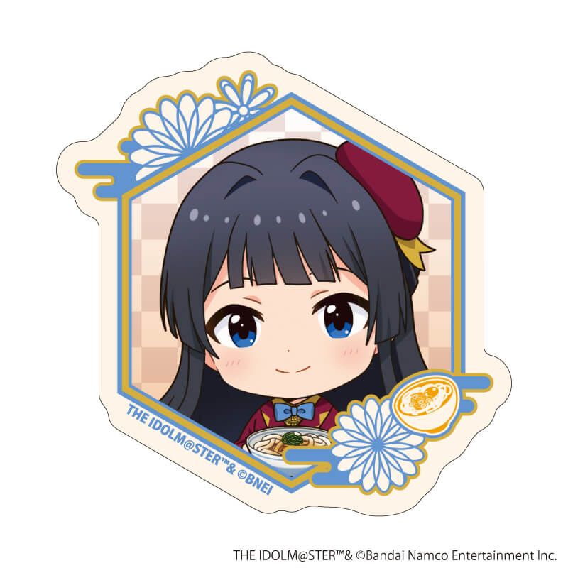 ダイカットステッカー「『アイドルマスター』シリーズ」11/最上静香(ミニキャライラスト)