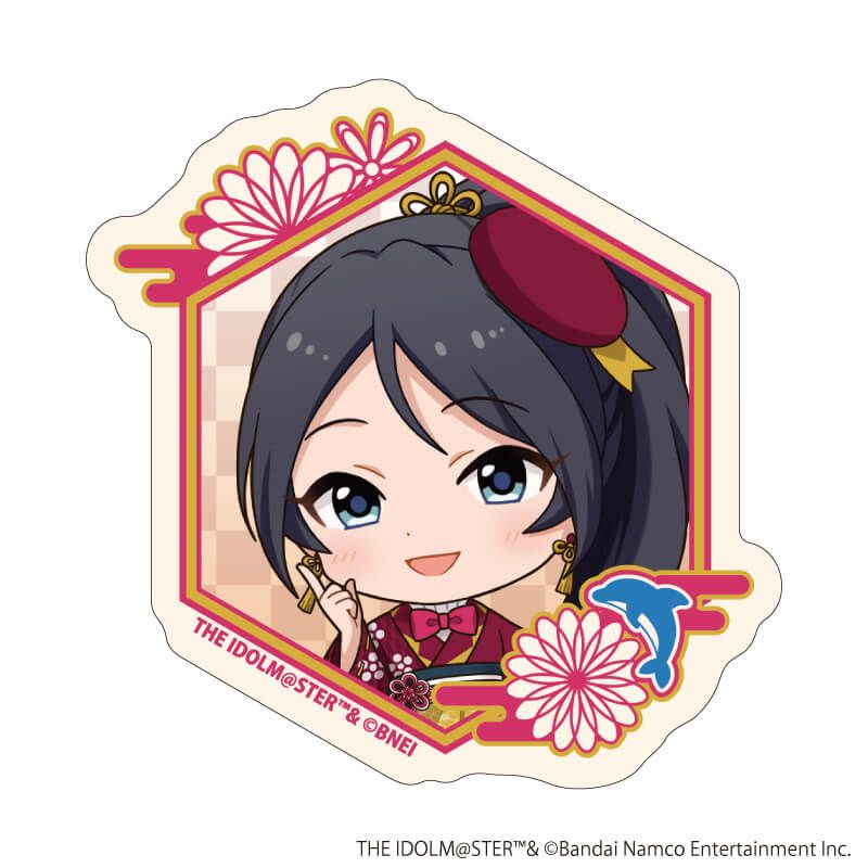 ダイカットステッカー「『アイドルマスター』シリーズ」08/杉坂 海(ミニキャライラスト)