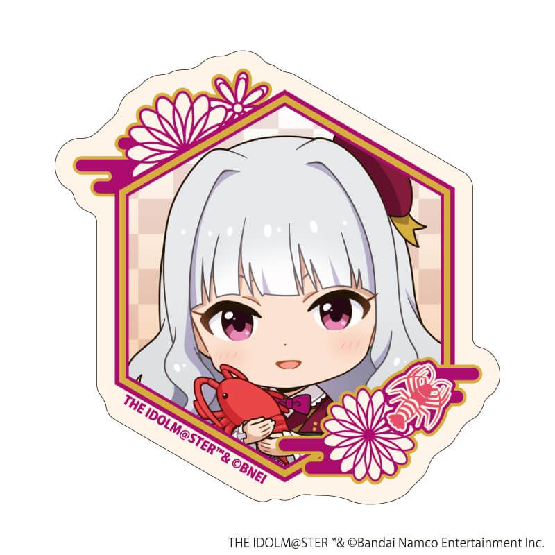 ダイカットステッカー「『アイドルマスター』シリーズ」01/四条貴音(ミニキャライラスト)