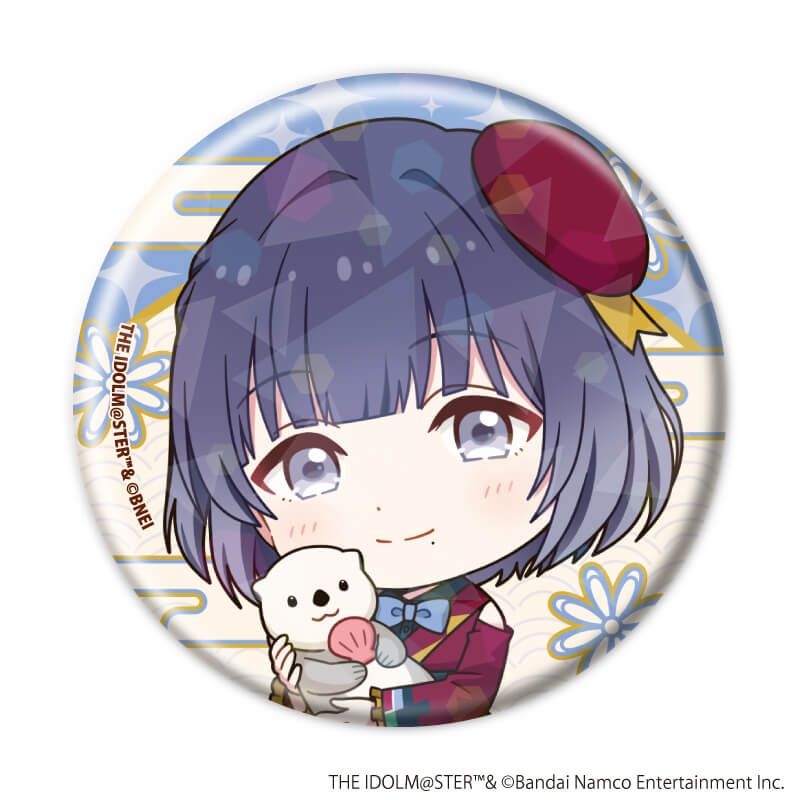 ホログラム缶バッジ(57mm)「『アイドルマスター』シリーズ」07/学園アイドルマスター コンプリートセット(全5種)(ミニキャライラスト)