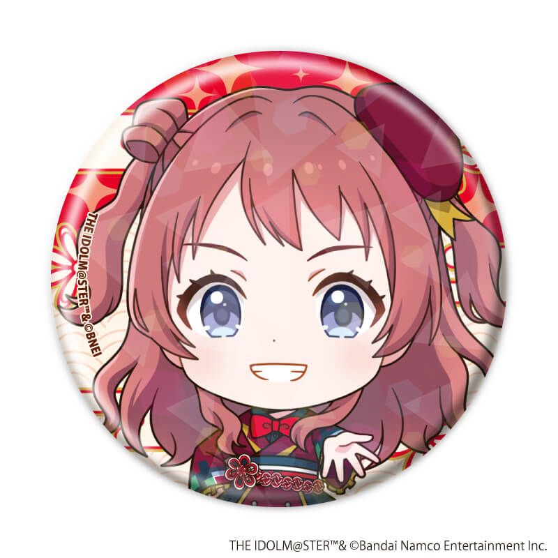 ホログラム缶バッジ(57mm)「『アイドルマスター』シリーズ」07/学園アイドルマスター コンプリートセット(全5種)(ミニキャライラスト)