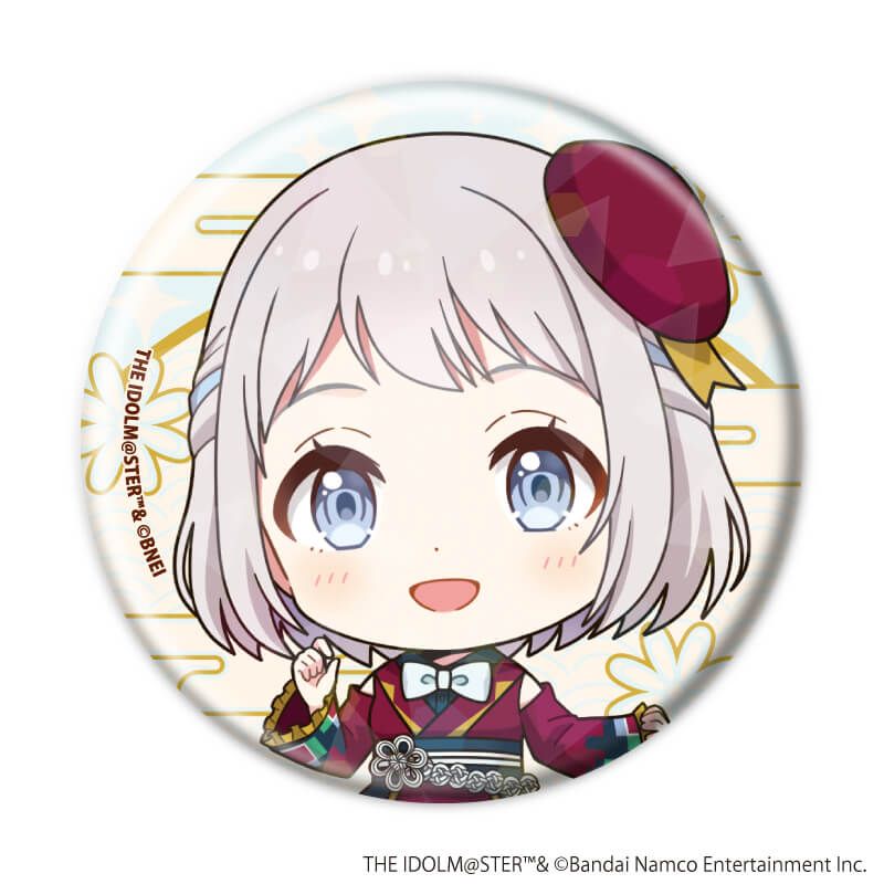 ホログラム缶バッジ(57mm)「『アイドルマスター』シリーズ」07/学園アイドルマスター コンプリートセット(全5種)(ミニキャライラスト)