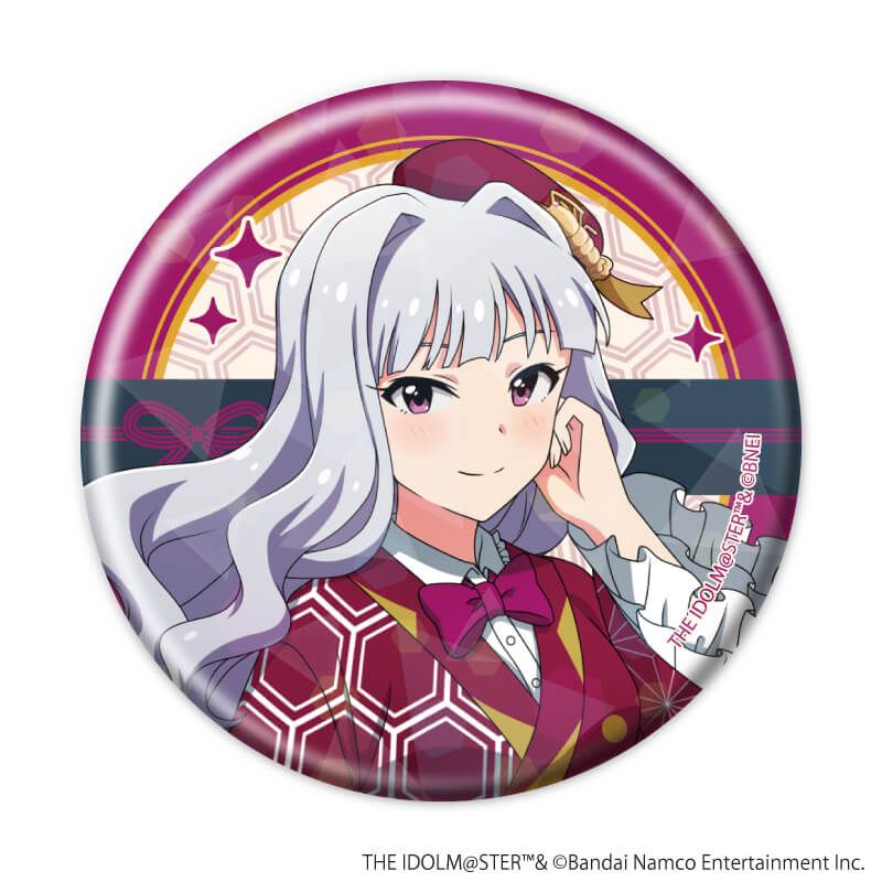 ホログラム缶バッジ(57mm)「『アイドルマスター』シリーズ」01/コンプリートセット(全6種)(描き下ろしイラスト)