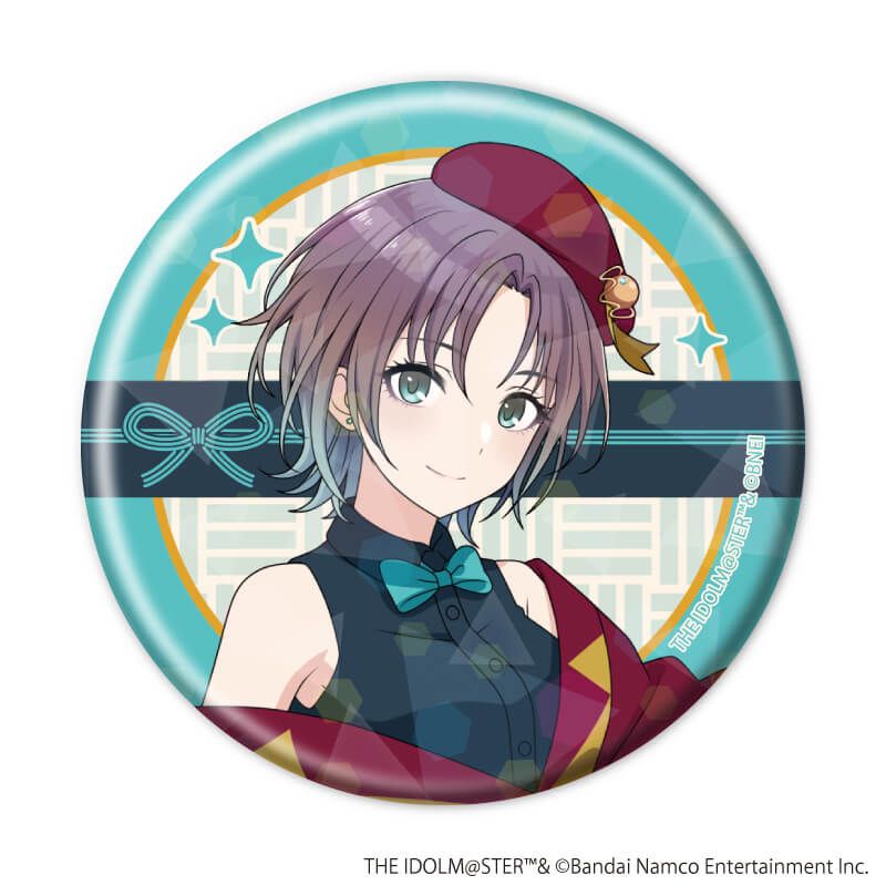 ホログラム缶バッジ(57mm)「『アイドルマスター』シリーズ」01/コンプリートセット(全6種)(描き下ろしイラスト)