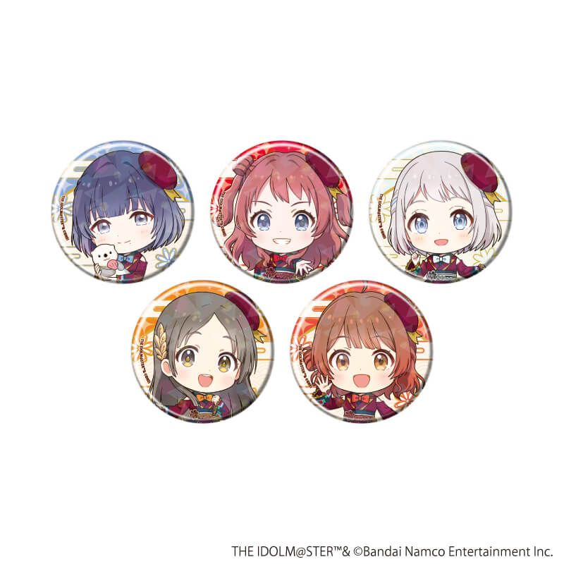 ホログラム缶バッジ(57mm)「『アイドルマスター』シリーズ」07/学園アイドルマスター トレーディング(5種)(ミニキャライラスト)
