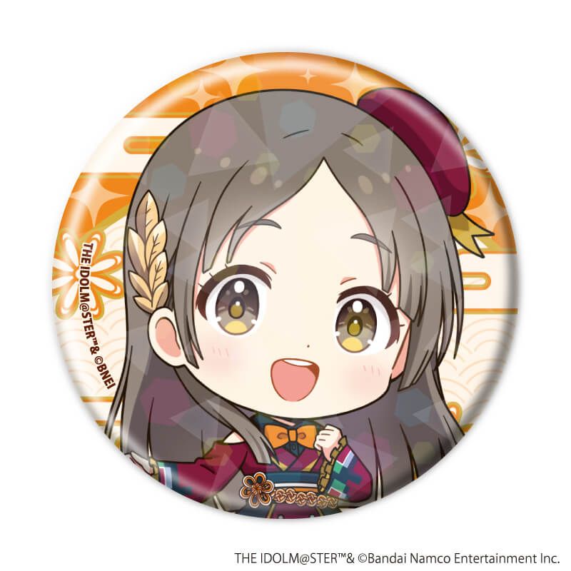 ホログラム缶バッジ(57mm)「『アイドルマスター』シリーズ」07/学園アイドルマスター トレーディング(5種)(ミニキャライラスト)