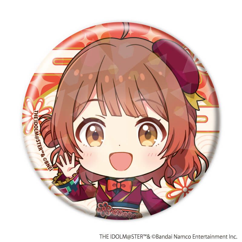 ホログラム缶バッジ(57mm)「『アイドルマスター』シリーズ」07/学園アイドルマスター トレーディング(5種)(ミニキャライラスト)