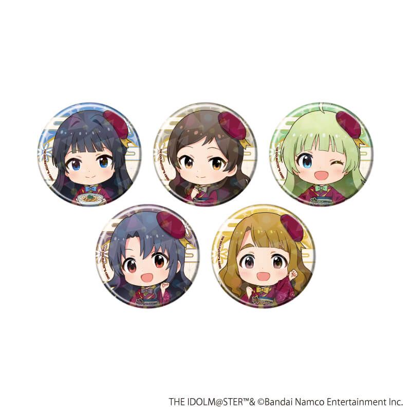 ホログラム缶バッジ(57mm)「『アイドルマスター』シリーズ」04/アイドルマスター ミリオンライブ！ トレーディング(5種)(ミニキャライラスト)