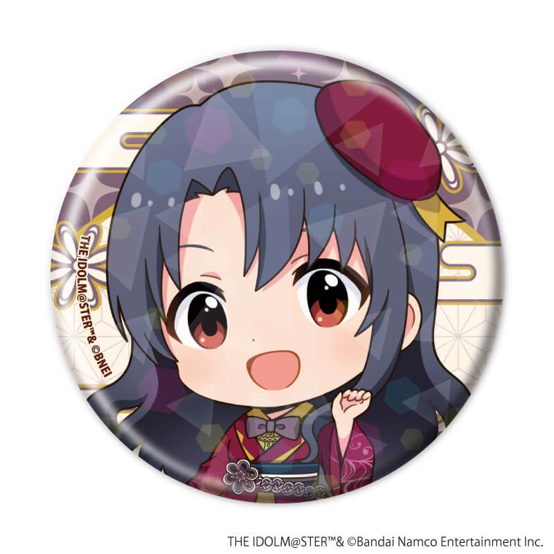 ホログラム缶バッジ(57mm)「『アイドルマスター』シリーズ」04/アイドルマスター ミリオンライブ！ トレーディング(5種)(ミニキャライラスト)