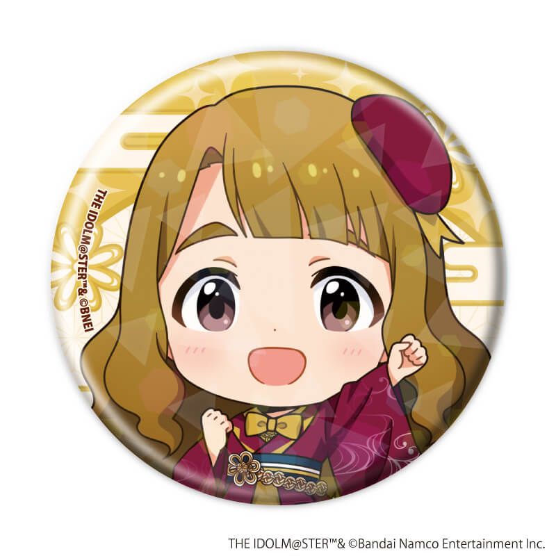 ホログラム缶バッジ(57mm)「『アイドルマスター』シリーズ」04/アイドルマスター ミリオンライブ！ トレーディング(5種)(ミニキャライラスト)