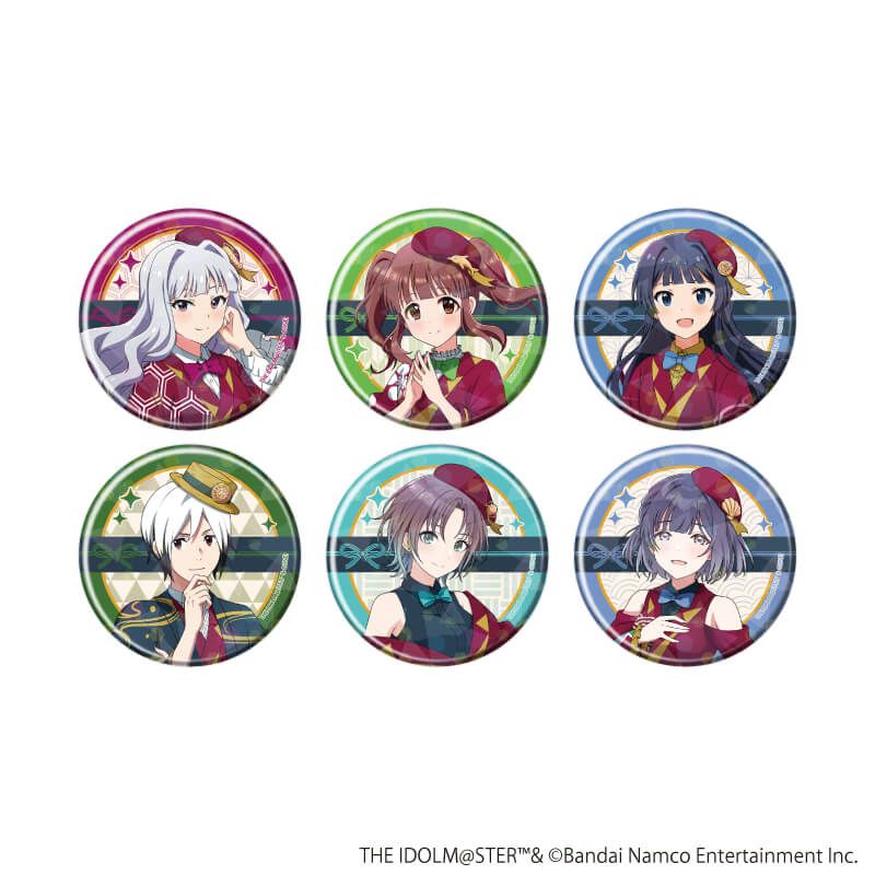 ホログラム缶バッジ(57mm)「『アイドルマスター』シリーズ」01/トレーディング(6種)(描き下ろしイラスト)
