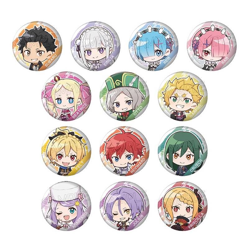 Re:ゼロから始める異世界生活 とじコレ Vol.3 缶バッジ｜アニメ