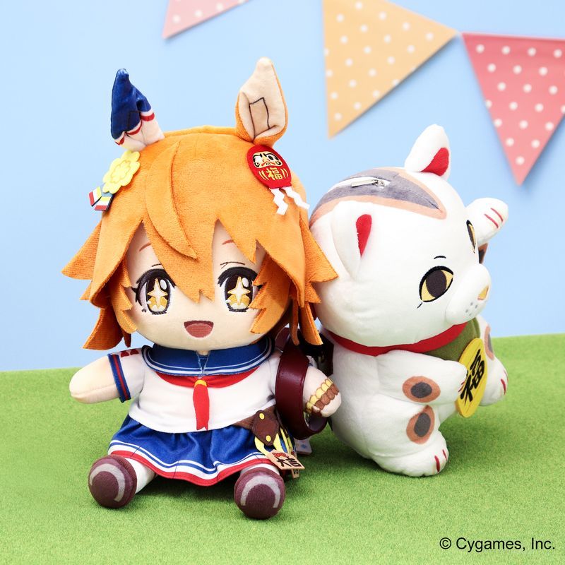 ウマ娘 プリティーダービー ぬいぐるみ マチカネフクキタル&にゃーさんポーチ
