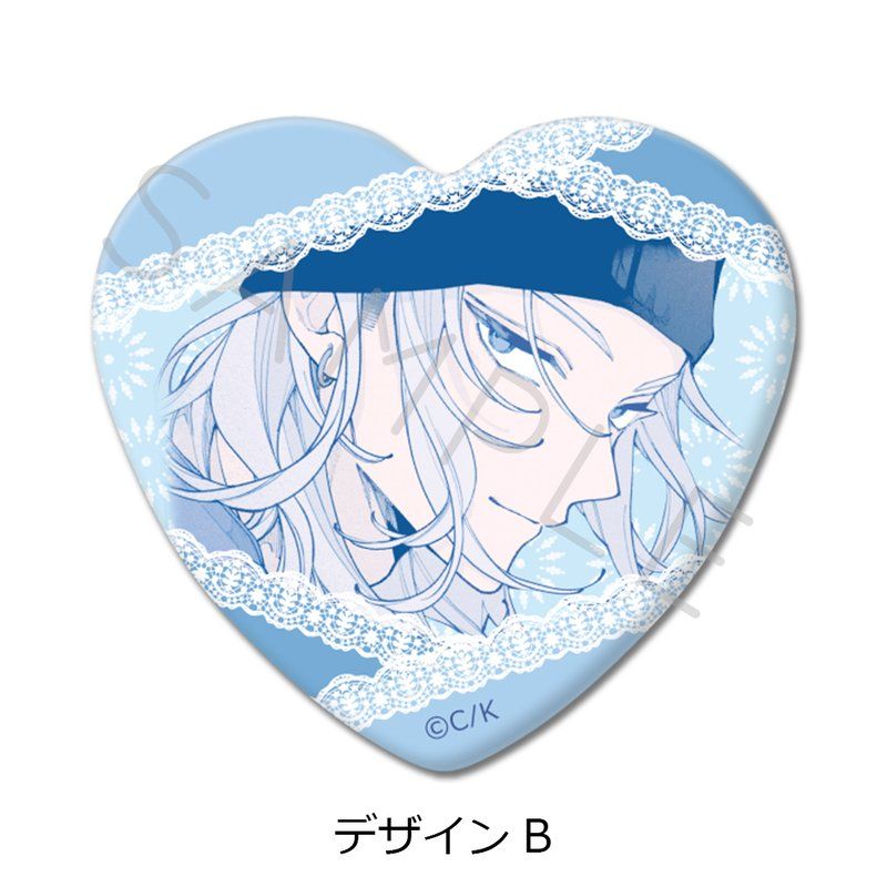 恋せよまやかし天使ども ハート型缶バッジ デザインB｜アニメ