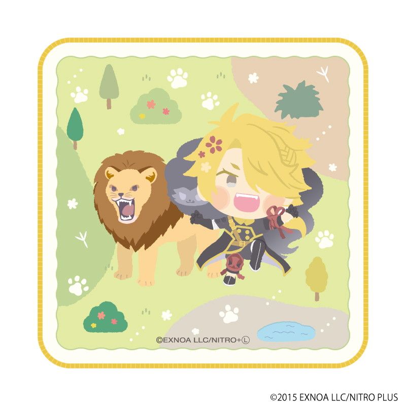 ミニタオルハンカチ「わんぱく！刀剣乱舞」29/ししおう