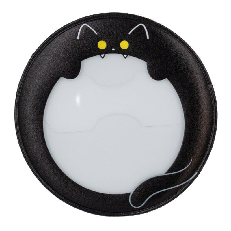 57mm缶デコカバー146/ぱくっとくろねこ【推し活】