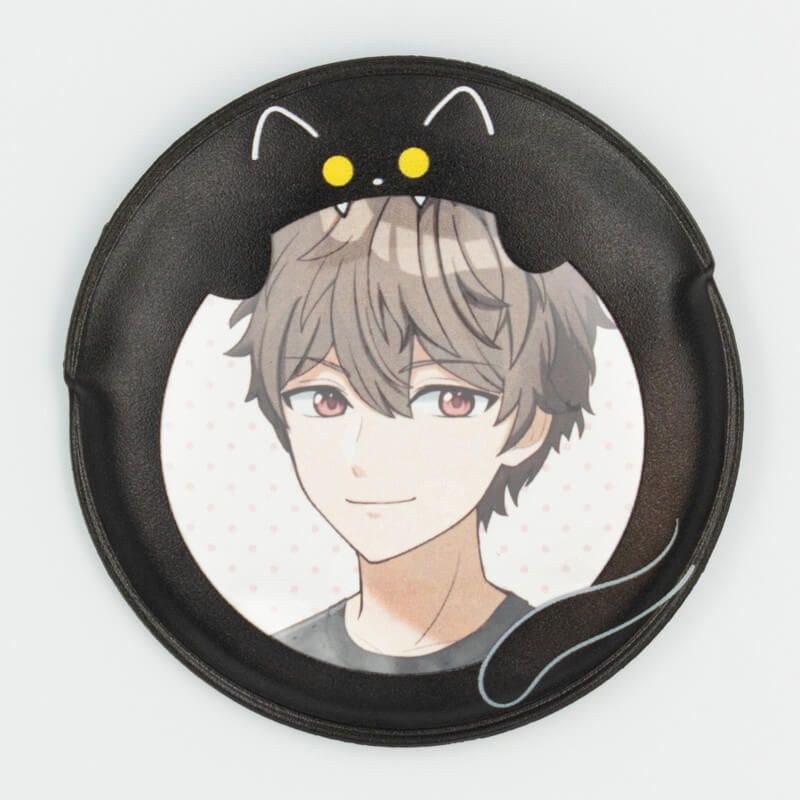 57mm缶デコカバー146/ぱくっとくろねこ【推し活】