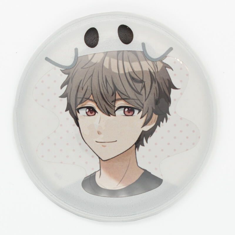 57mm缶デコカバー145/ぱくっとおばけ【推し活】