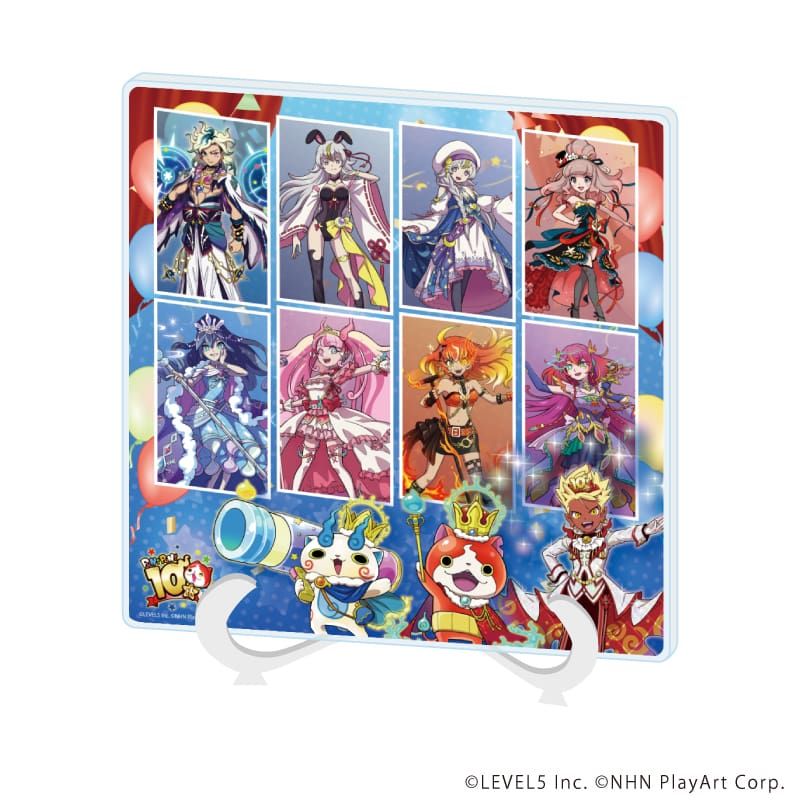 アクリルアートボード「妖怪ウォッチ ぷにぷに」01/集合デザイン(公式イラスト)