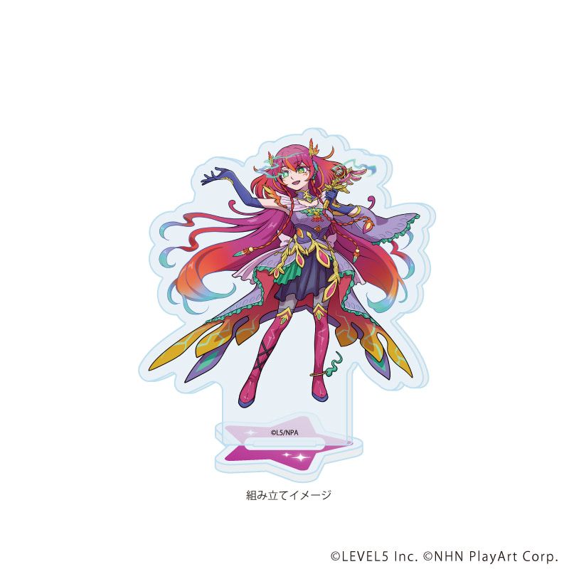 アクリルスタンドプレート「妖怪ウォッチ ぷにぷに」08/雲雀朱音 2ndコーデ(公式イラスト)