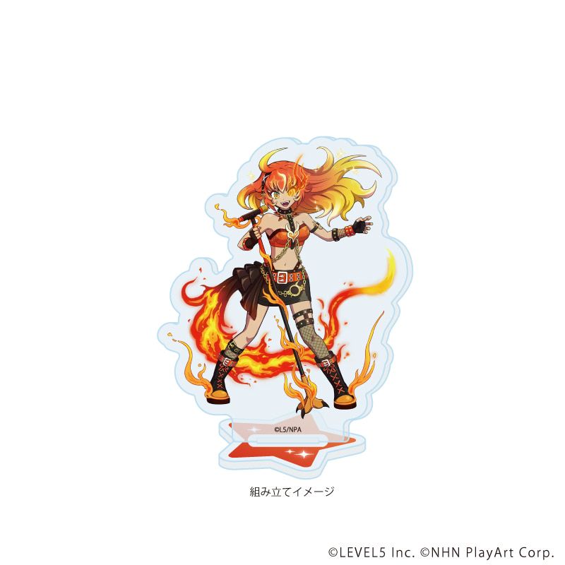 アクリルスタンドプレート「妖怪ウォッチ ぷにぷに」07/米良獅子乃 2ndコーデ(公式イラスト)