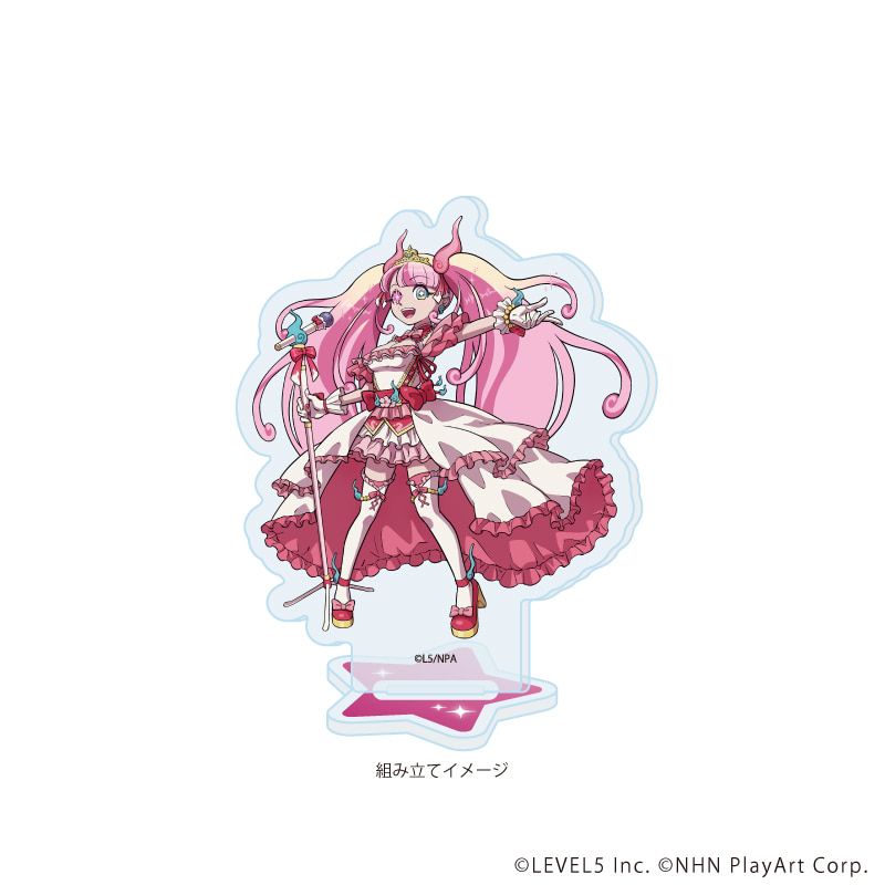 アクリルスタンドプレート「妖怪ウォッチ ぷにぷに」06/小牧駒美 2ndコーデ(公式イラスト)