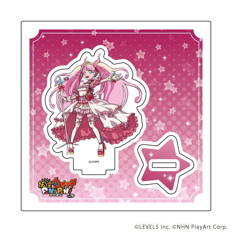 アクリルスタンドプレート「妖怪ウォッチ ぷにぷに」06/小牧駒美 2ndコーデ(公式イラスト)