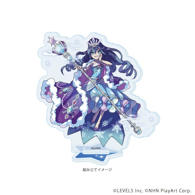 アクリルスタンドプレート「妖怪ウォッチ ぷにぷに」05/クイーン ふぶき姫(公式イラスト)