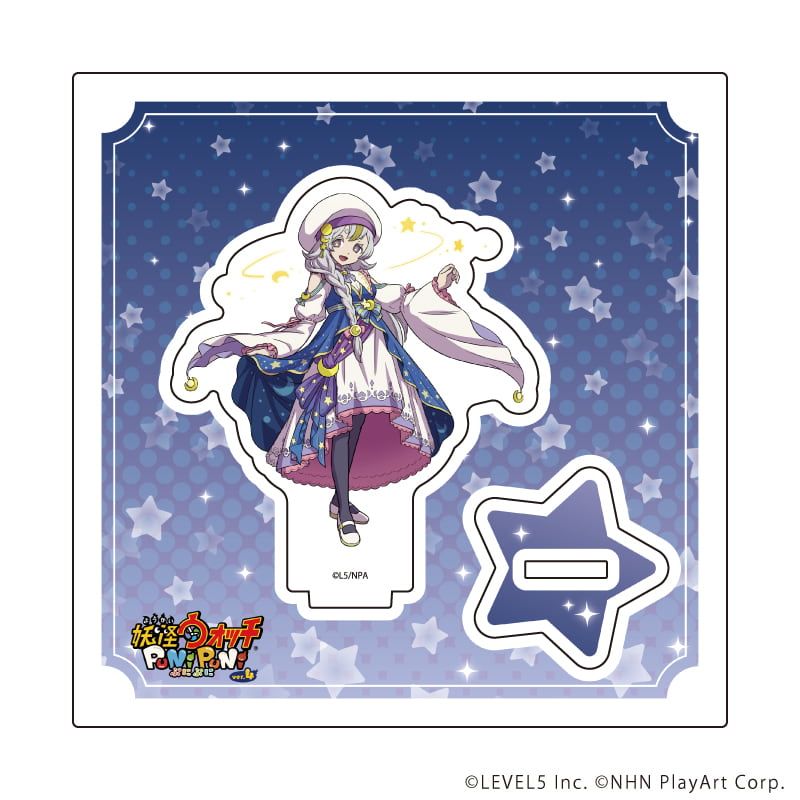 アクリルスタンドプレート「妖怪ウォッチ ぷにぷに」03/ミスコン ミカ(公式イラスト)