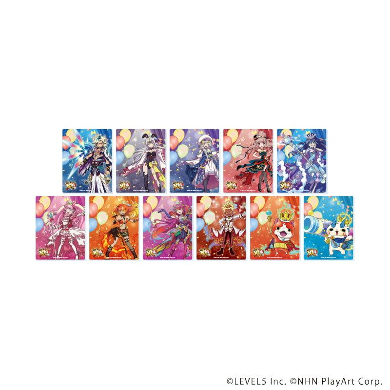 アクリルカード「妖怪ウォッチ ぷにぷに」01/コンプリートセット(全11種)(公式イラスト)