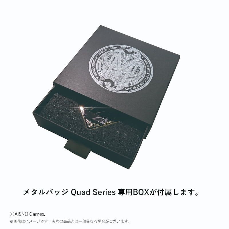 メタルバッジ　Quad Series　【繫花】