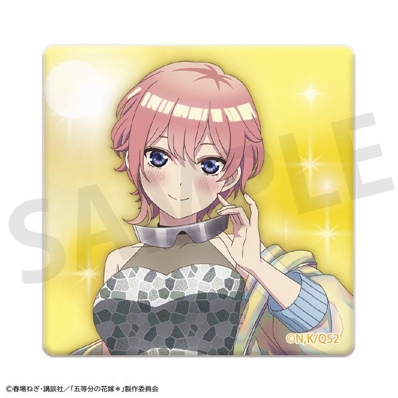 五等分の花嫁* スクエア缶バッジ 中野一花