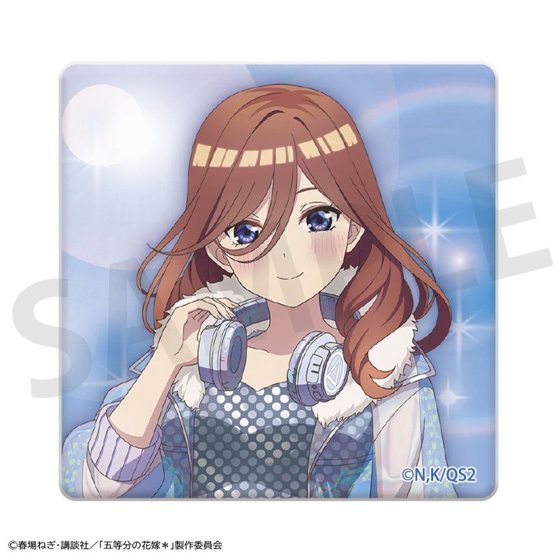 五等分の花嫁* スクエア缶バッジ 中野三玖｜アニメ・キャラクター