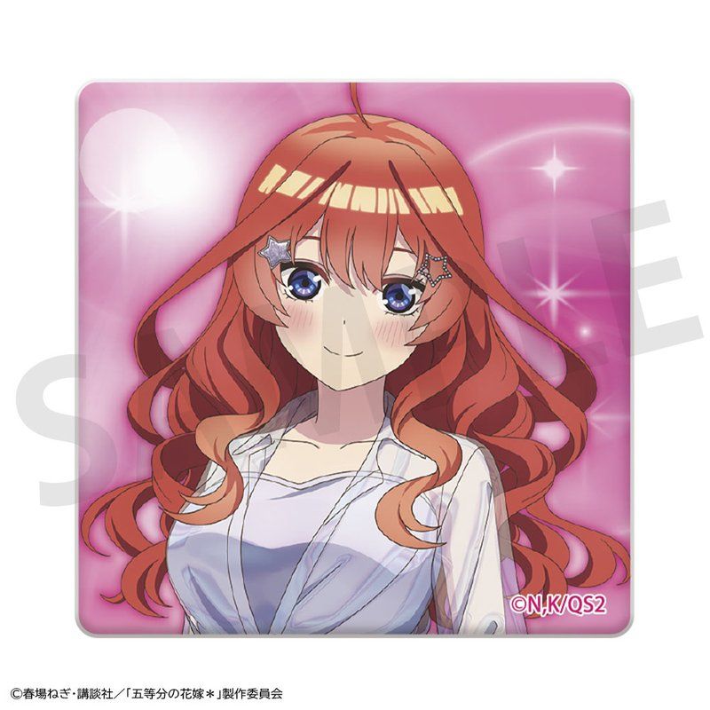 五等分の花嫁* スクエア缶バッジ 中野五月