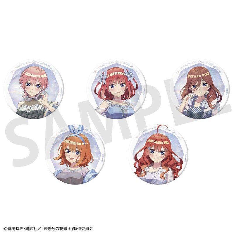 五等分の花嫁* トレーディングキラキラ缶バッジ