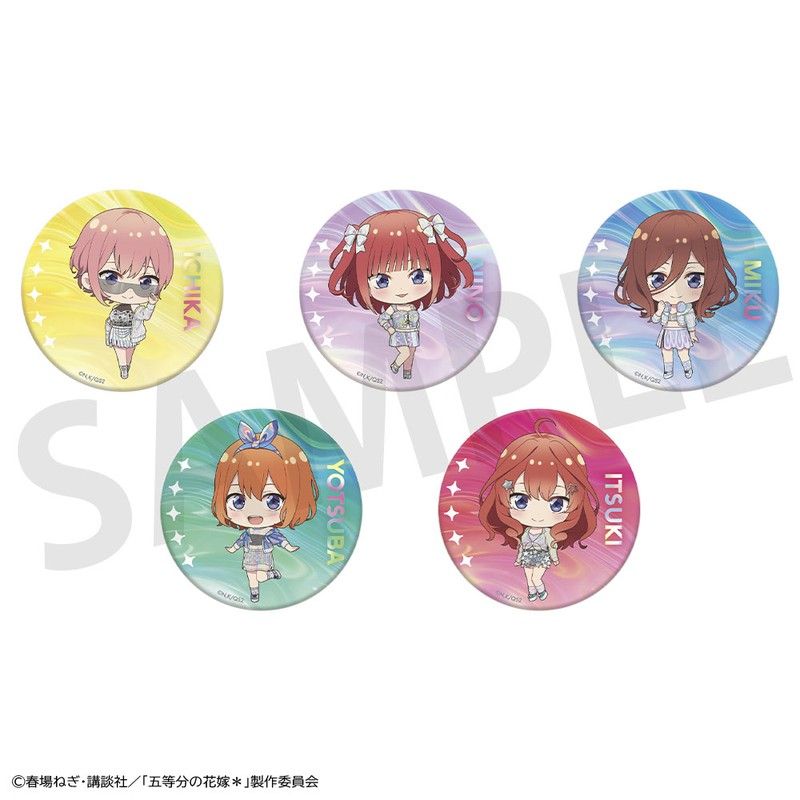 五等分の花嫁* トレーディングキラキラ缶バッジミニ