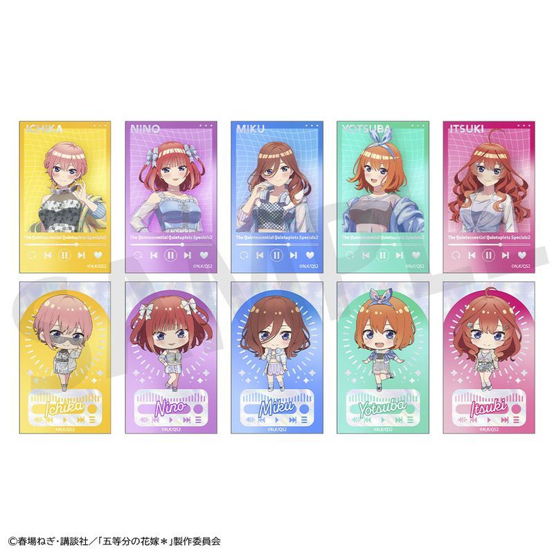 五等分の花嫁* トレーディングミニブロマイド