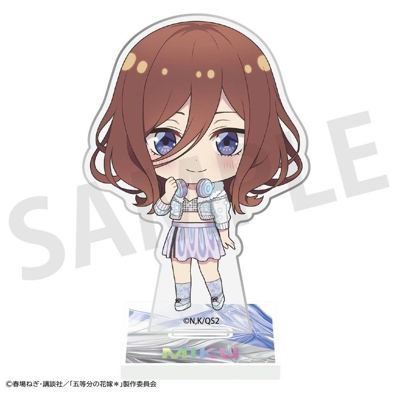 五等分の花嫁* ミニアクリルスタンドプレート 中野三玖