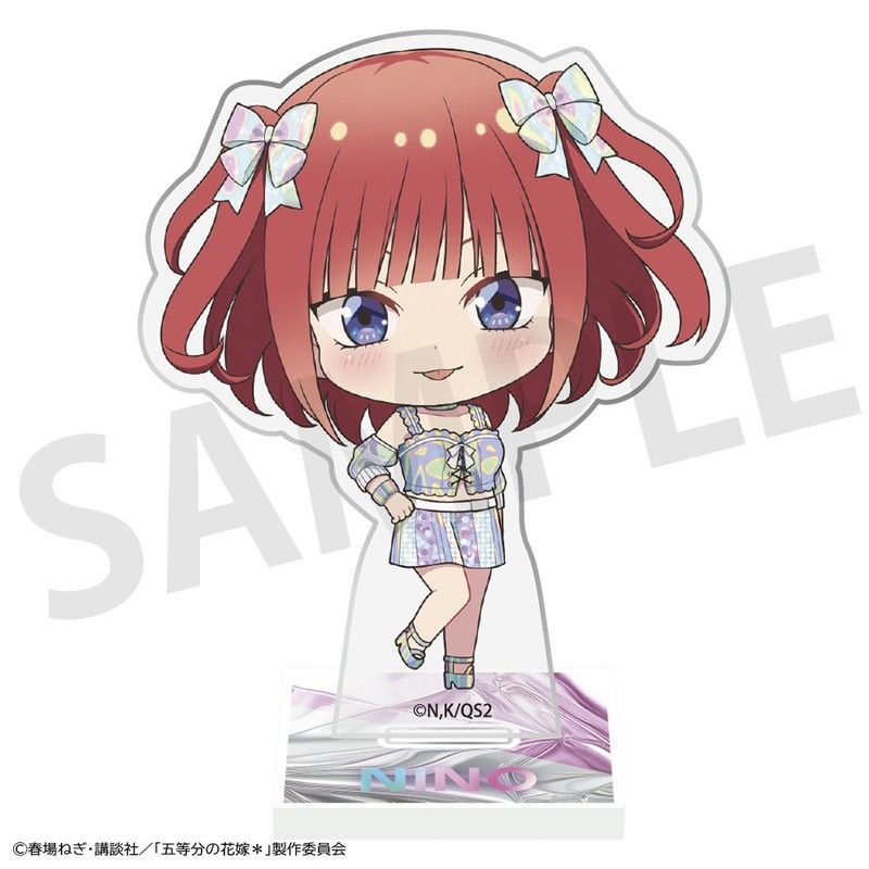 五等分の花嫁* ミニアクリルスタンドプレート 中野二乃