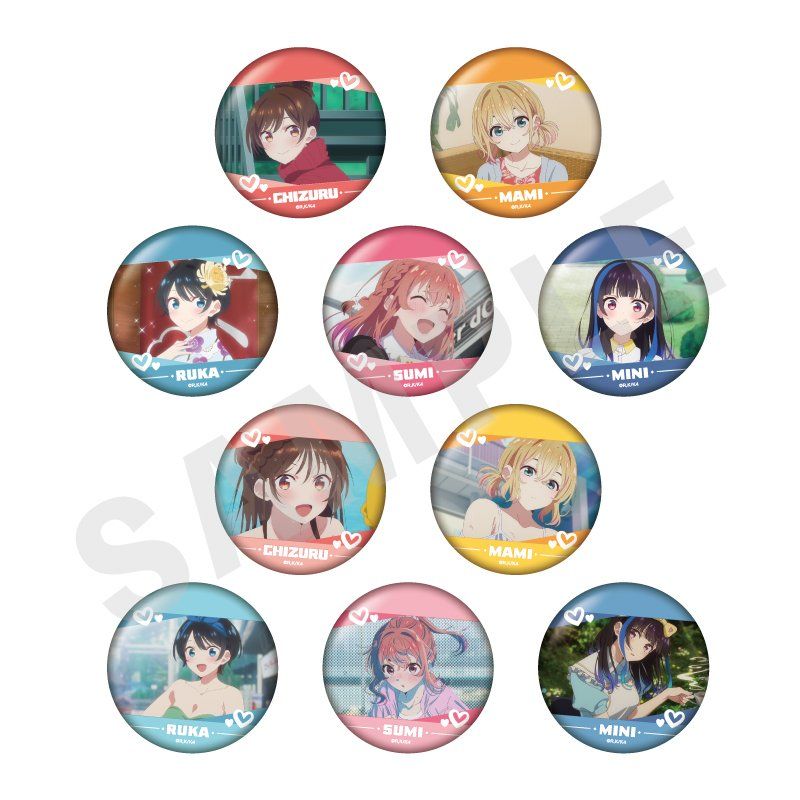 彼女、お借りします トレーディング場面写缶バッジ