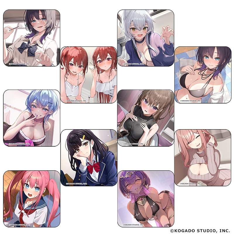 工画堂ASMR ゼロ距離ガール トレーディングスクエア缶バッジ