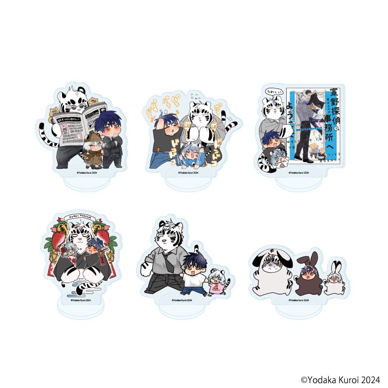 アクリルぷちスタンド「寅野探偵事務所へようこそ」01/ブラインド(6種)(公式&描き下ろしイラスト)