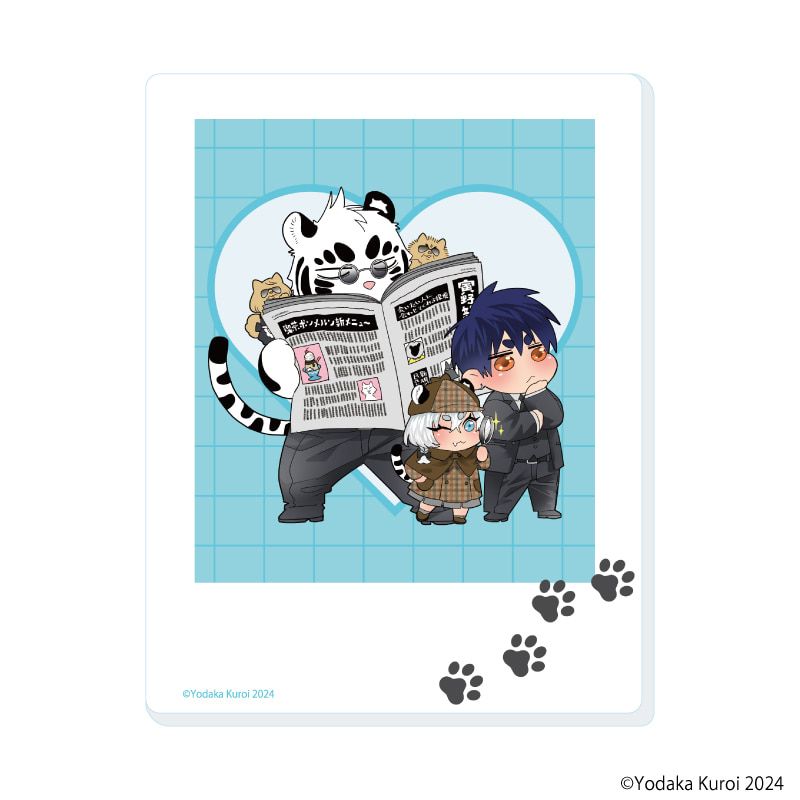 アクリルカード「寅野探偵事務所へようこそ」01/ブラインド(5種)(公式&描き下ろしイラスト)